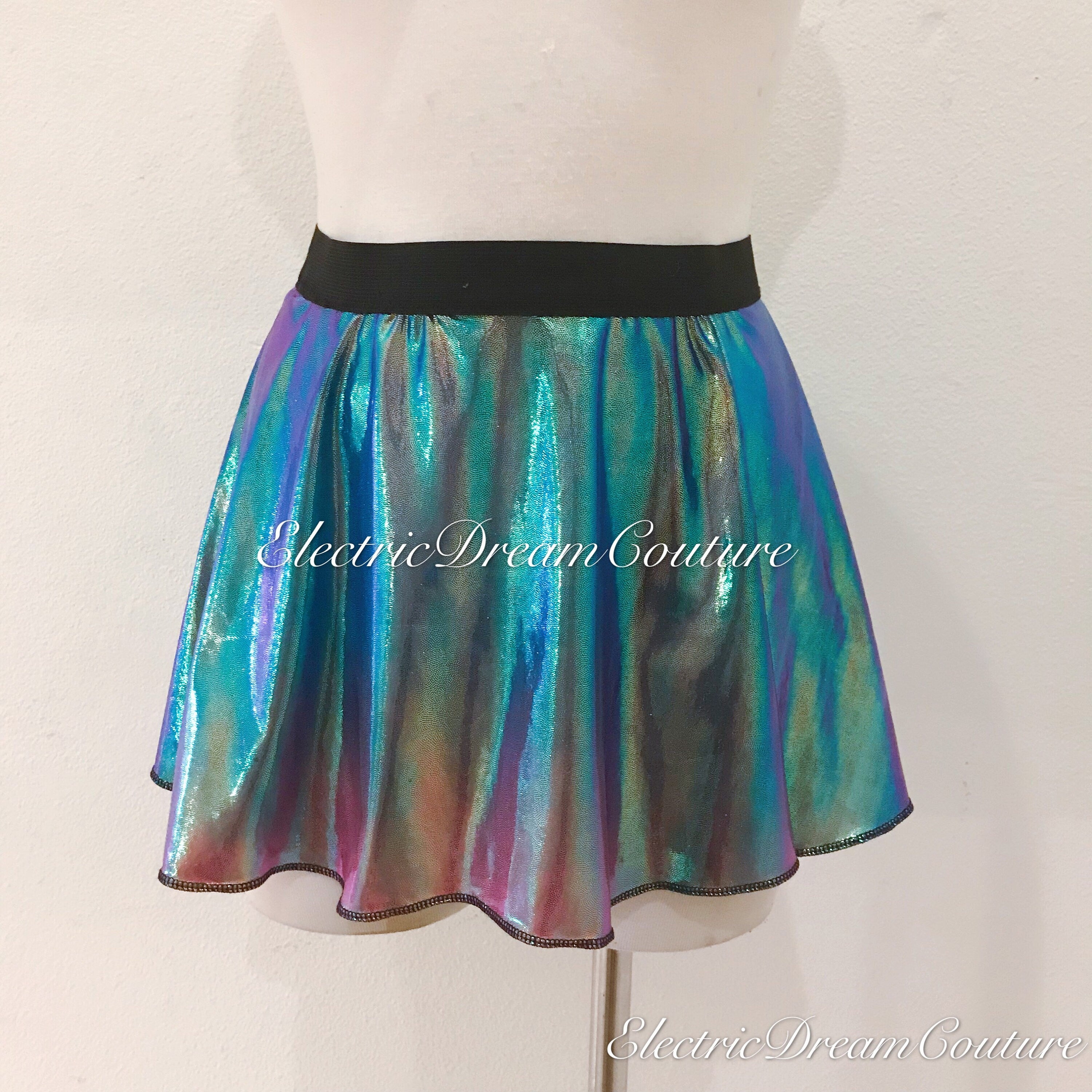 Holographic mermaid outlet skirt