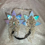 1 Iridescent Unicorn outfit set with lights, Rave, EDC, Music festival, and Halloween costumes