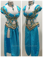 Princess Jasmine inspired outfit, Rave wear, EDC, Music festival, Cosplay, Halloween costumes