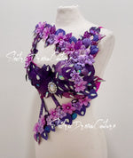 Poison Ivy inspired bra, Rave wear, EDC, Music festival, Cosplay, Halloween costumes