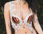 Mermaid Bra, rave, EDC, Music festival wear, Halloween costumes, Cosplay