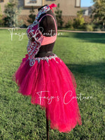 Hot Pink Glitter Butterfly inspired outfit set, Rave wear, EDC, Music festival, Cosplay, Halloween costumes