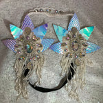 Copy of 1 Iridescent Unicorn outfit set with lights, Rave, EDC, Music festival, Cosplay and Halloween costumes