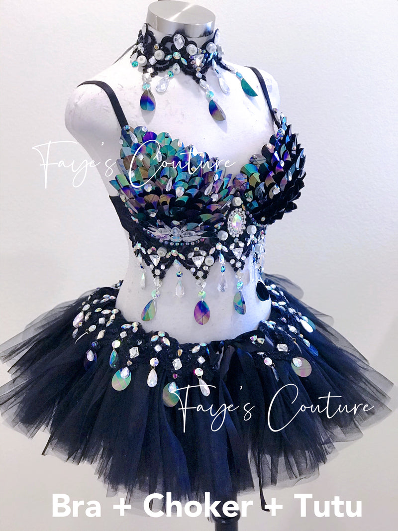 Maleficent From Sleeping Beauty, Disney Princess, Unicorn outfit, Rave wear, EDC, Music festival, Cosplay, Halloween costumes