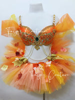 Princess Dasie from Super Mario inspired Character outfits set, Rave wear, EDC, Music festival, Cosplay, Halloween costumes