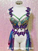 Gypsy Fortune Teller inspired character outfits set, Rave wear, EDC, Music festival, Cosplay, Halloween costumes