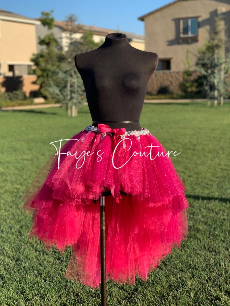 Maxi High Low Tutu Skirt with Tulle for party and festival wear