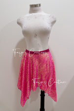 Hot Pink Iridescent Unicorn inspired outfit set with Choker, Rave wear, EDC, Music festival, Cosplay, Halloween costumes