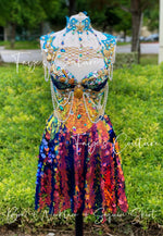 Mermaid Queen inspired Bra, Rave, EDC, Music festival wear, Halloween costumes, Cosplay