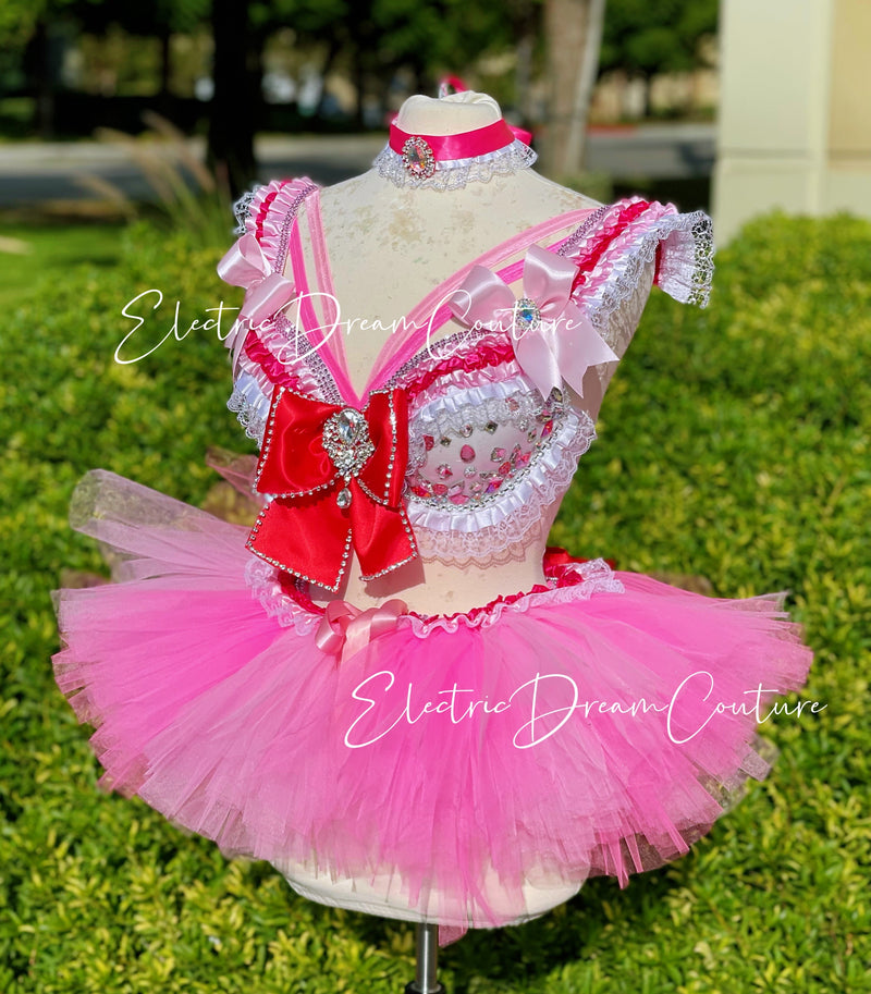 Sailor Chibi Moon Inspired outfit set, Rave wear, EDC, Music festival, Cosplay, Halloween costumes