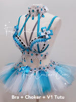 Alice in wonderland inspired outfit set, Rave wear, EDC, Music festival, Cosplay, Halloween costumes