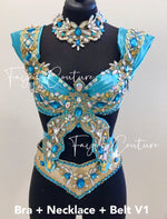 Princess Jasmine inspired Bra, Rave Bra, EDC, Music festival, Cosplay, Halloween costumes