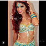 Princess Jasmine inspired outfit, Rave wear, EDC, Music festival, Cosplay, Halloween costumes