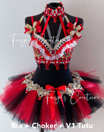 Queen of Red Hearts from Alice in wonderland inspired outfits, Halloween, rave and cosplay costumes