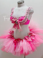 Pink Valentine inspired outfits, Rave wear, EDC, Music festival, Cosplay, Halloween costumes