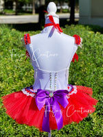 Sailor Mars Inspired Corset Set, Rave wear, EDC, Music festival, Cosplay, Halloween costumes