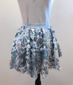 Sequin Mermaid Skirt, Irridesent Skirt, Unicorn Skirt, hologram Skirt, velvet elastic skirt