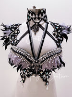 Fallen Angel Inspired outfit set, Rave wear, EDC, Music festival, Cosplay, Halloween costumes