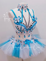 Alice in wonderland inspired outfit set, Rave wear, EDC, Music festival, Cosplay, Halloween costumes