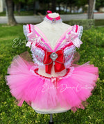 Sailor Chibi Moon Inspired outfit set, Rave wear, EDC, Music festival, Cosplay, Halloween costumes