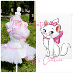 Marie the cat from AristoCat inspired Character outfits set, Rave wear, EDC, Music festival, Cosplay, Halloween costumes