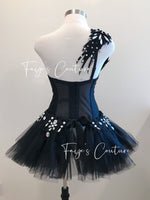 Black Swan Inspired Corset Set, Rave wear, EDC, Music festival, Cosplay, Halloween costumes