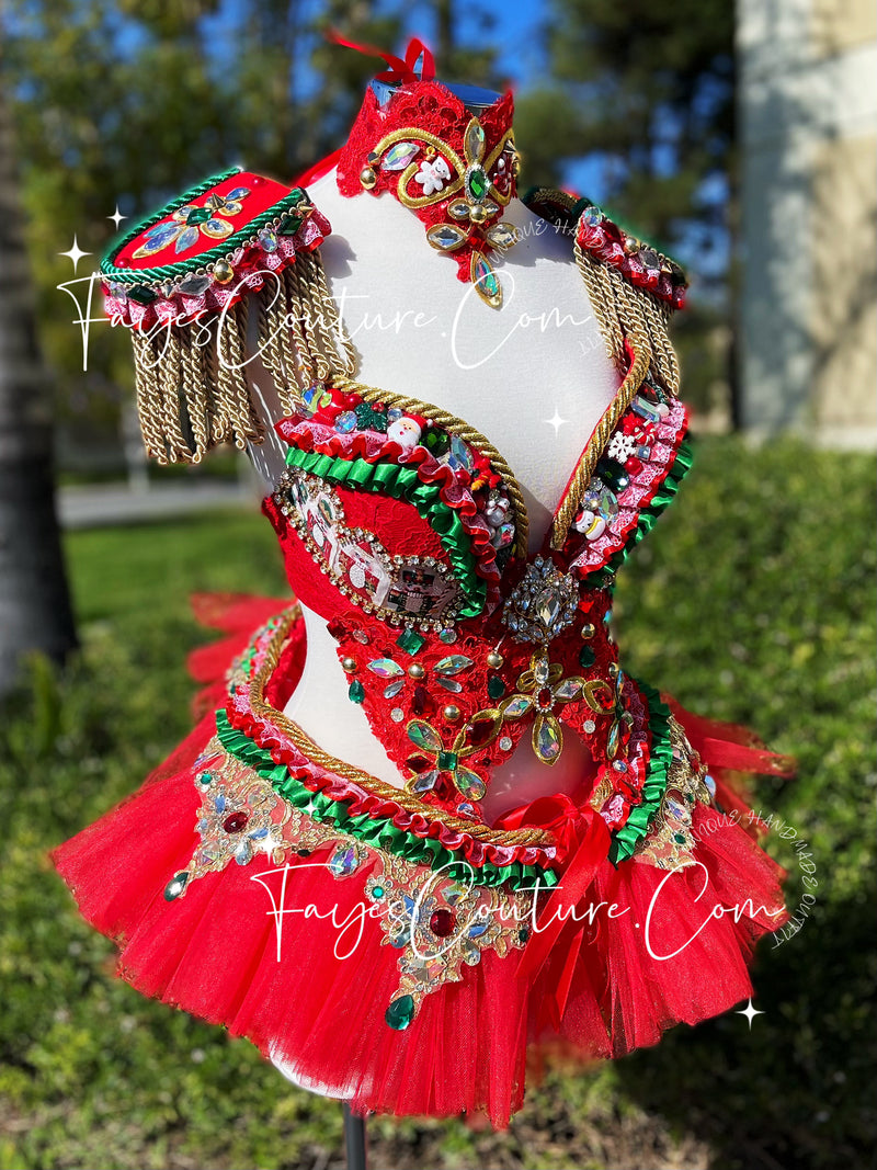 The Nutcracker inspired V2 character outfit set, rave, EDC, Music festival wear, Halloween costumes, Cosplay