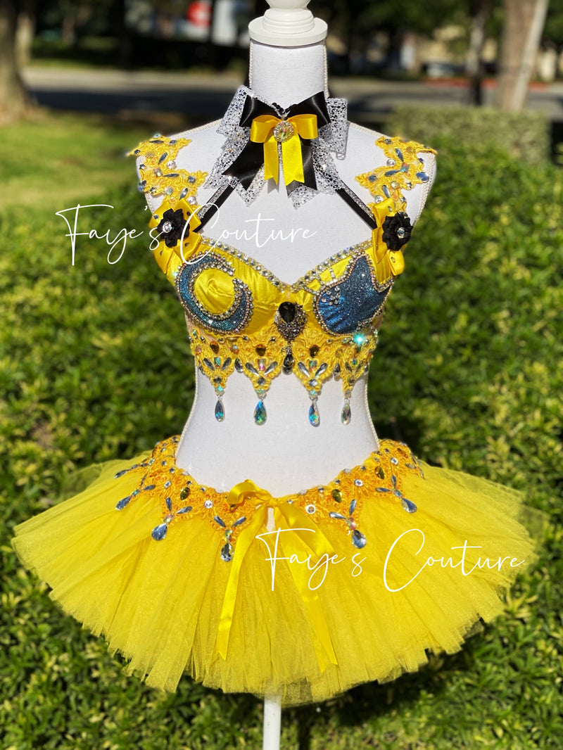 Luna from Sailor Moon Inspired outfit set, Rave wear, EDC, Music festival, Cosplay, Halloween costumes