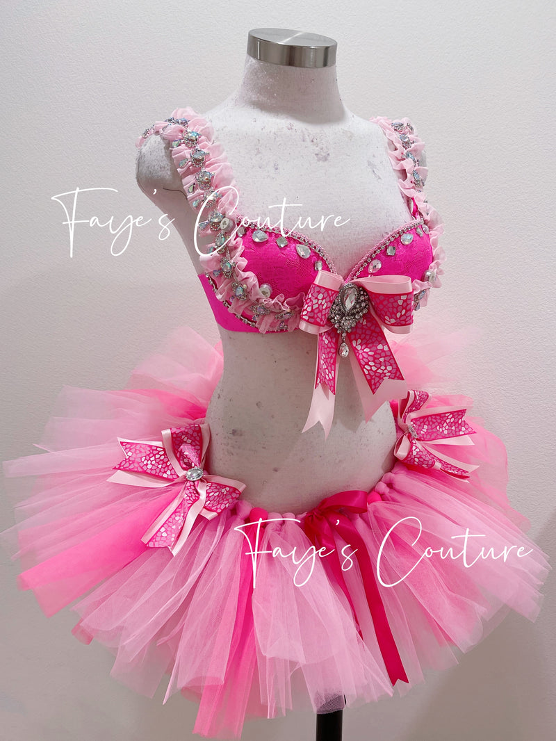 Pink Valentine inspired outfits, Rave wear, EDC, Music festival, Cosplay, Halloween costumes