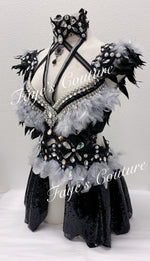 Fallen Angel Inspired outfit set, Rave wear, EDC, Music festival, Cosplay, Halloween costumes