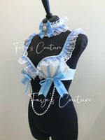 Dorothy from The Wizard of Oz inspired Bra with Choker, Rave wear, EDC, Music festival, Cosplay, Halloween costumes