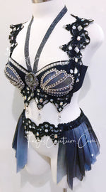 Galaxy Mermaid inspired outfits set, Rave wear, EDC, Music festival, Cosplay, Halloween costumes